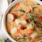 Chicken Sausage Tuscan Soup First Image
