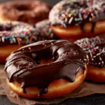 Chocolate Glazed Donuts First Image