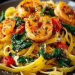 Garlic Shrimp & Spinach Linguine: An Incredible Ultimate Recipe First Image