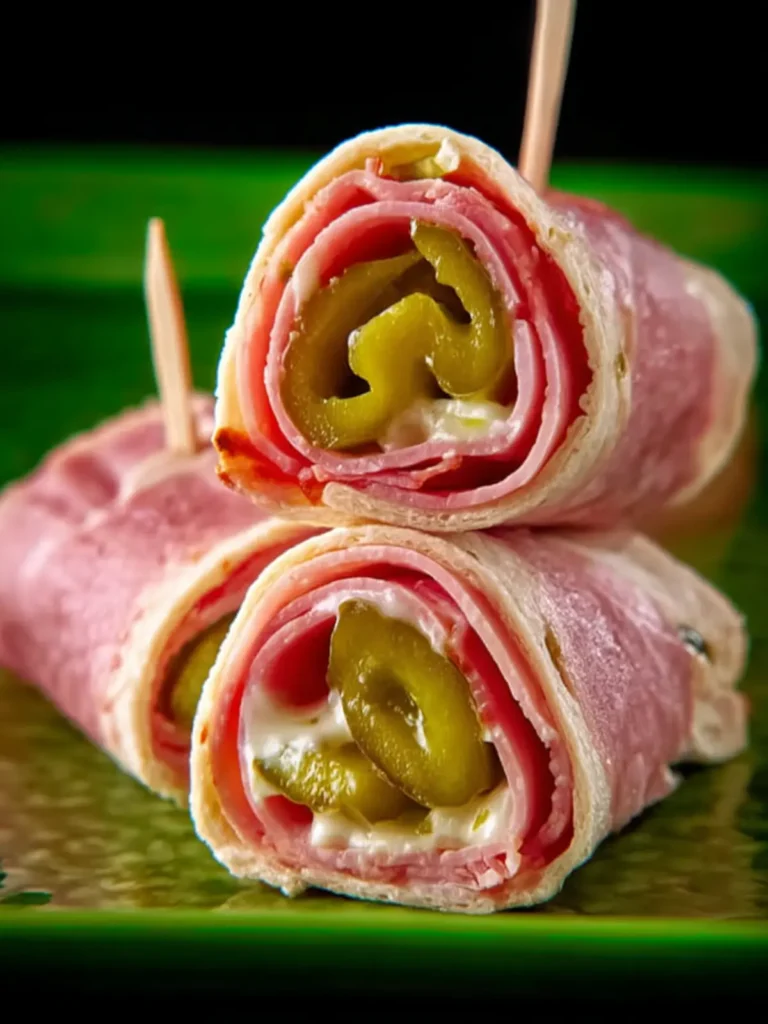 Ham and Pickle Roll Ups First Image