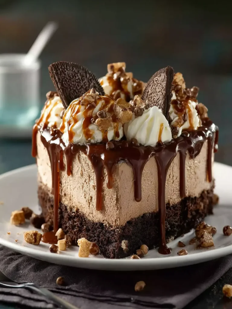 Mocha Brownie Ice Cream Cake First Image