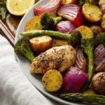 Sheet Pan Chicken and Veggies First Image