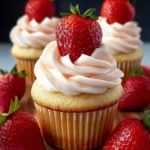 Strawberries and Cream Cupcakes: A Sweet Nostalgia Treat First Image