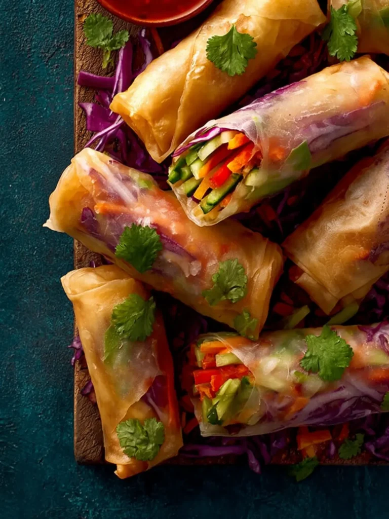 Vegetable Spring Rolls First Image