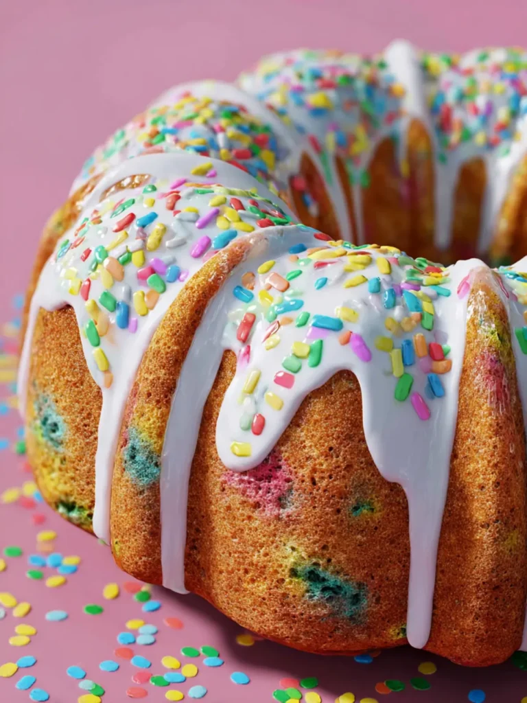 Funfetti Bundt Cake First Image
