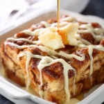 Gooey Cinnamon Roll French Toast Casserole First Image