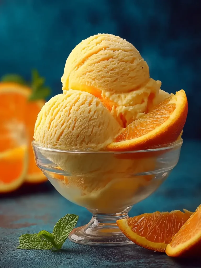Refreshing Orange Crush Sherbet Recipe-Easy Homemade Dessert First Image
