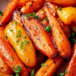 Roasted Honey Glazed Carrots First Image