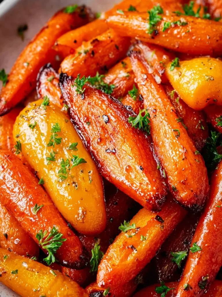 Roasted Honey Glazed Carrots First Image