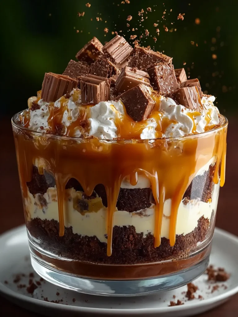 Salted Caramel Brownie Cheesecake Trifle First Image
