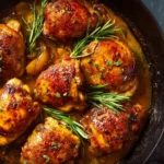 Skillet Chicken Thighs First Image