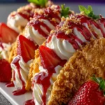 Strawberry Crunch Cheesecake Tacos First Image