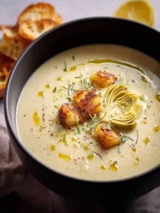 Creamy Artichoke Soup First Image